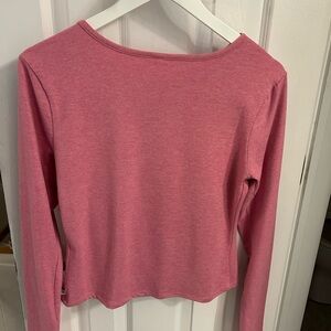 Pink Long Sleeve Women's Top